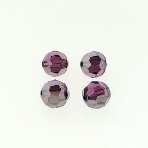 5000 - 6mm Swarovski Round Crystal Bead - Amethyst Satin