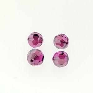 5000 - 6mm Swarovski Round Crystal Bead - Fuchsia Satin 5000 - 6mm Swarovski Round Crystal Bead - Fuchsia Satin