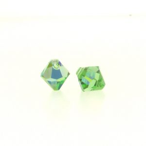 #6301 - 8mm Swarovski Top Hole Bicone Pendant- Peridot AB #6301 - 8mm Swarovski Top Hole Bicone Pendant- Peridot AB