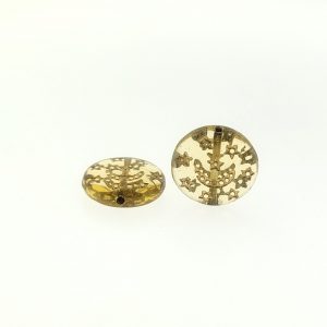#9016 - 12mm Star & Moon Flat Acrylic Glass Bead - Light Yellow #9016 - 12mm Star & Moon Flat Acrylic Glass Bead - Light Yellow