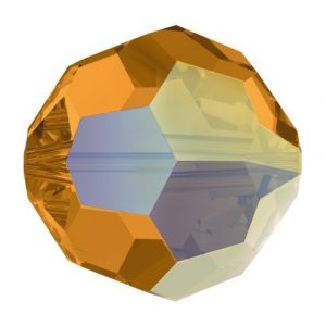 5000 - 10mm Swarovski Round Crystal - Topaz AB 5000 - 10mm Swarovski Round Crystal - Topaz AB