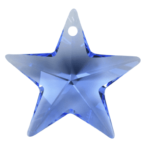 # 6714 - 20mm Swarovski Star Pendants - Light Sapphire