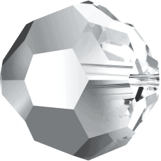 5000 - 6mm Swarovski Round Crystal Bead - Crystal Light Chrome 5000 - 6mm Swarovski Round Crystal Bead - Crystal Light Chrome