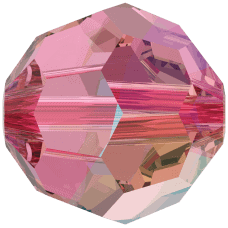 5000 - 6mm Swarovski Round Crystal Bead - Rose Shimmer 5000 - 6mm Swarovski Round Crystal Bead - Rose Shimmer