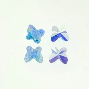 5754 - 6mm Swarovski Butterfly Bead - Aquamarine AB 5754 - 6mm Swarovski Butterfly Bead - Aquamarine AB