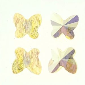 5754 - 6mm Swarovski Butterfly Bead - Jonquil AB 5754 - 6mm Swarovski Butterfly Bead - Jonquil AB