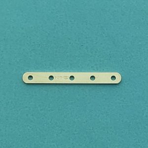 1379 - 4mm/5 hole Sterling Silver Spacer Bar 1379 - 4mm/5 hole Sterling Silver Spacer Bar
