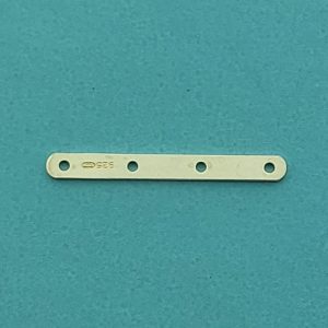 1379A - 6mm/4 hole Sterling Silver Spacer Bar 1379A - 6mm/4 hole Sterling Silver Spacer Bar