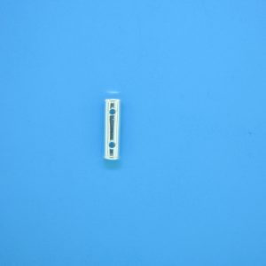 1382 - 6mm/2 hole Sterling Silver Spacer Tube 1382 - 6mm/2 hole Sterling Silver Spacer Tube