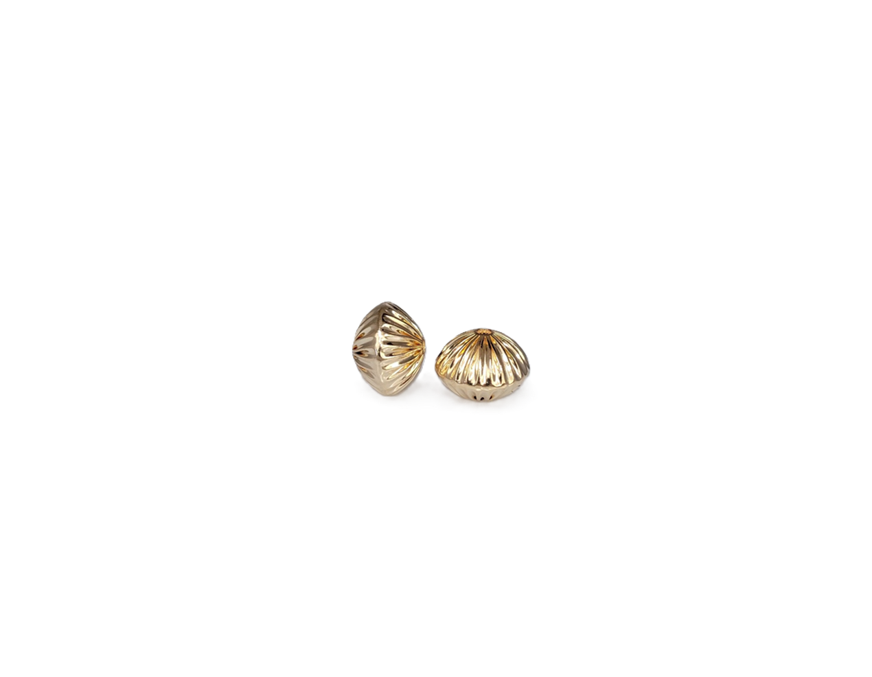 #75 - 3mm Gold Filled Straight Corrugated Round Saucer Bead (Rondelle) #75 - 3mm Gold Filled Straight Corrugated Round Saucer Bead (Rondelle)