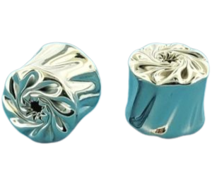 1250 - 10x11mm Sterling Silver Fancy Bead 1250 - 10x11mm Sterling Silver Fancy Bead