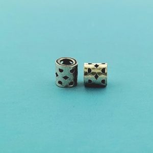 #15826 - 8mm Bali Silver Cylinder Bead #15826 - 8mm Bali Silver Cylinder Bead