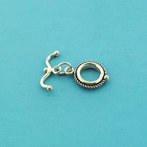 #15828 - 13mm Bali Silver Toggle Clasp #15828 - 13mm Bali Silver Toggle Clasp