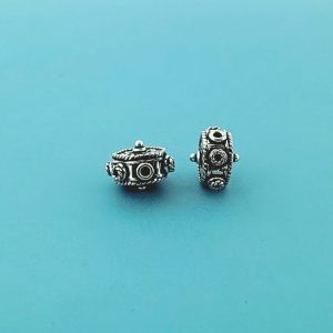 #SB32 - 10x14mm Bali Silver Design Bead #SB32 - 10x14mm Bali Silver Design Bead