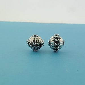 #SB41 - 11x12mm Bali Silver Design Bead #SB41 - 11x12mm Bali Silver Design Bead