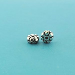 #SB45 - 7mm Bali Silver Spacer Bead
