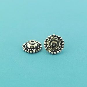 SB-48 - 12mm Bali Silver Design Cap Bead SB-48 - 12mm Bali Silver Design Cap Bead