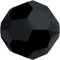 5000 - 20mm Swarovski Round Crystal - Jet