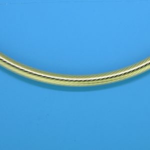 472 - 5x64mm Gold Filled Curved Tube 472 - 5x64mm Gold Filled Curved Tube