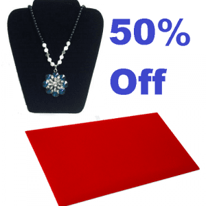 Necklace Stands and Velvet Pads
