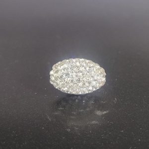 4230 - 17x11mm Shamballa Oval Bead - Crystal AB 4230 - 17x11mm Shamballa Oval Bead - Crystal AB