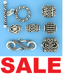 Silver Bali Beads