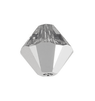 5301/5328 - 3mm Swarovski Bicone Crystal Bead - Crystal Light Chrome 5301/5328 - 3mm Swarovski Bicone Crystal Bead - Crystal Light Chrome