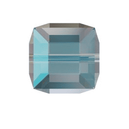 5601 - 6mm Swarovski Cube Crystal - Light Sapphire Shimmer 5601 - 6mm Swarovski Cube Crystal - Light Sapphire Shimmer