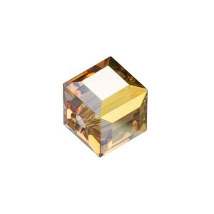 5601 - 6mm Swarovski Cube Crystal - Metalic Sunshine 5601 - 6mm Swarovski Cube Crystal - Metalic Sunshine