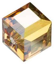 5601 - 6mm Swarovski Cube Crystal - Metalic Sunshine 5601 - 6mm Swarovski Cube Crystal - Metalic Sunshine
