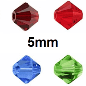 5mm Preciosa Bicone Beads