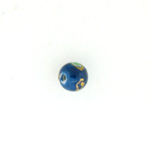 8906P - 6mm Round Porcelin Bead - Blue Zircon 8906P - 6mm Round Porcelin Bead - Blue Zircon