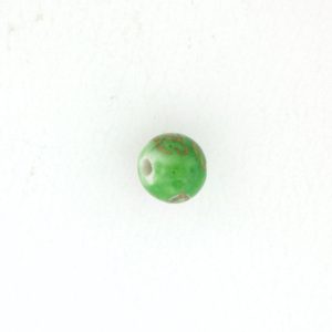 8906P - 6mm Round Porcelin Bead - Light Green 8906P - 6mm Round Porcelin Bead - Light Green
