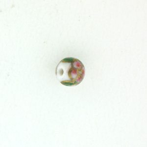 8906P - 6mm Round Porcelin Bead - White 8906P - 6mm Round Porcelin Bead - White
