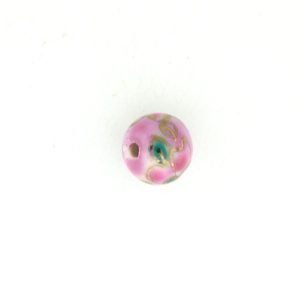 8908P - 8mm Round Porcelin Bead - Pink 8908P - 8mm Round Porcelin Bead - Pink