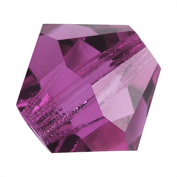 6mm - Preciosa Bicone Crystal Bead - Amethyst 6mm - Preciosa Bicone Crystal Bead - Amethyst