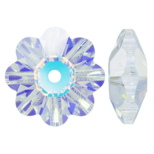 3700 - 14mm Swarovski Margarita Bead - Crystal AB (Unfoiled) 3700 - 14mm Swarovski Margarita Bead - Crystal AB (Unfoiled)