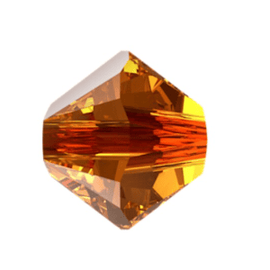 5301/5328 - 6mm Swarovski Bicone Bead - Light Amber 5301/5328 - 6mm Swarovski Bicone Bead - Light Amber