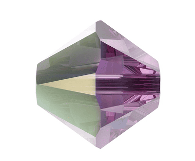 5301/5328 - 4mm Swarovski Bicone Bead - Iris AB 5301/5328 - 4mm Swarovski Bicone Bead - Iris AB