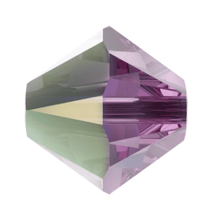 5301/5328 - 6mm Swarovski Bicone Crystal Bead - Iris AB 5301/5328 - 6mm Swarovski Bicone Crystal Bead - Iris AB