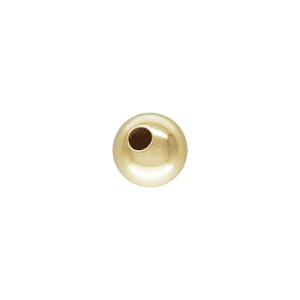 4GF - 4mm 14/20 - Gold Filled Plain Round Bead - Regular Hole 4GF - 4mm 14/20 - Gold Filled Plain Round Bead - Regular Hole