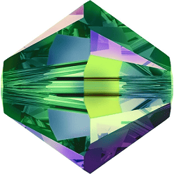 5301/5328 - 8mm Swarovski Bicone Crystal Bead - Vitrail Medium 5301/5328 - 8mm Swarovski Bicone Crystal Bead - Vitrail Medium