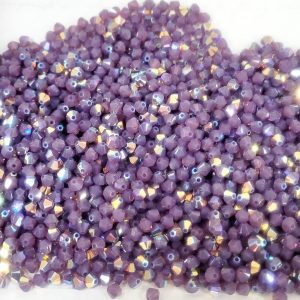 5301/5328 - 4mm Swarovski Bicone Bead - Cyclamen Opal AB 5301/5328 - 4mm Swarovski Bicone Bead - Cyclamen Opal AB