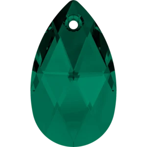 6106 - 16mm Swarovski Pear Shaped Pendant - Emerald