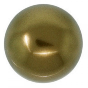 5810 – 10mm Swarovski Round – Antique Brass Pearl