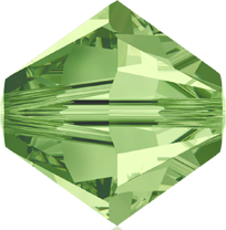 5301/5328 - 2.5mm Swarovski Bicone Crystal Bead - Peridot 5301/5328 - 2.5mm Swarovski Bicone Crystal Bead - Peridot