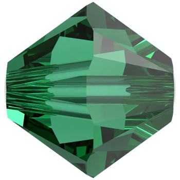 5301/5328 - 6mm Swarovski Bicone Crystal Bead - Majestic Green 5301/5328 - 6mm Swarovski Bicone Crystal Bead - Majestic Green