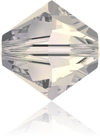 5301/5328 - 6mm Swarovski Bicone Crystal Bead - Crystal Moonlight 5301/5328 - 6mm Swarovski Bicone Crystal Bead - Crystal Moonlight