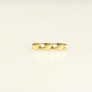 #1173 - 2x10mm 14/20 Gold Filled Twisted Tube #1173 - 2x10mm 14/20 Gold Filled Twisted Tube
