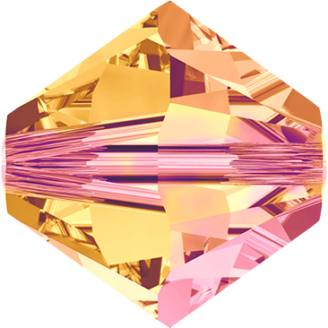 5301/5328 - 4mm Swarovski Bicone Bead - Crystal Astral Pink 5301/5328 - 4mm Swarovski Bicone Bead - Crystal Astral Pink